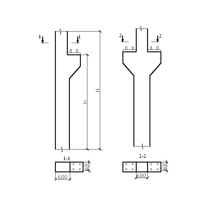 Колонна железобетонная 13к 108-6